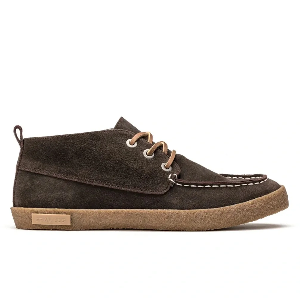 SEAVEES Men Suede Bayside‎ Moc Gray Color Size 8